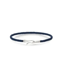 OLE LYNGGAARD COPENHAGEN – Life armbånd med sølvlås – Midnight