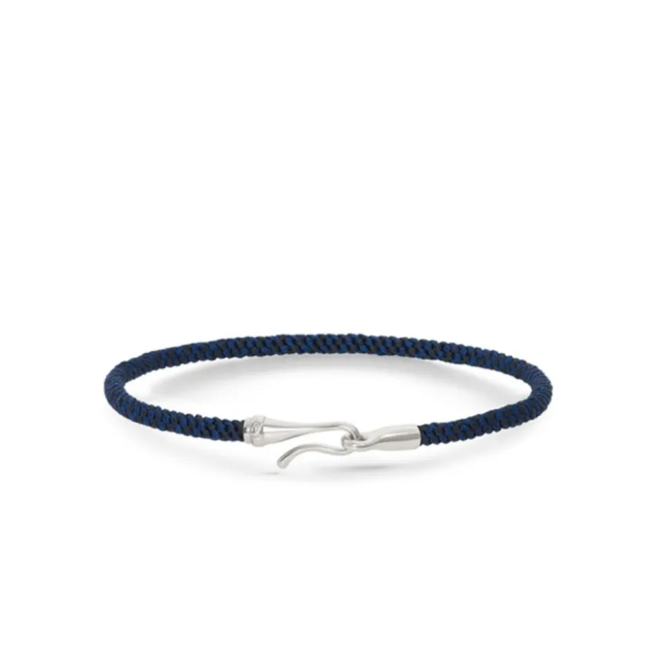 OLE LYNGGAARD COPENHAGEN – Life armbånd med sølvlås – Midnight