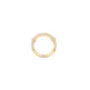 OLE LYNGGAARD COPENHAGEN – Nature ring i gult gull halvpavert med 102 brillianter