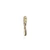 OLE LYNGGAARD COPENHAGEN – Love Band Curved ring i gult gull og 0,40 ct brune diamanter