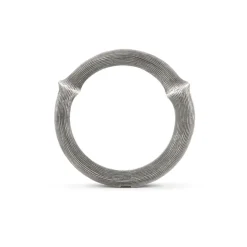 OLE LYNGGAARD COPENHAGEN – Nature ring nr. 4 i lett oksidert sølv