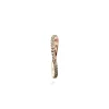 OLE LYNGGAARD COPENHAGEN – Love Band Curved ring i roségull og 0,40 ct brune diamanter