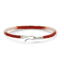 OLE LYNGGAARD COPENHAGEN – Life armbånd med sølvlås – Red Emotions