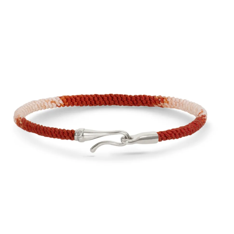 OLE LYNGGAARD COPENHAGEN – Life armbånd med sølvlås – Red Emotions