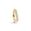 OLE LYNGGAARD COPENHAGEN – Love Ring nr. 4 i polert gult gull med 0,71 ct diamanter