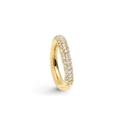 OLE LYNGGAARD COPENHAGEN – Love Ring nr. 4 i polert gult gull med 0,71 ct diamanter