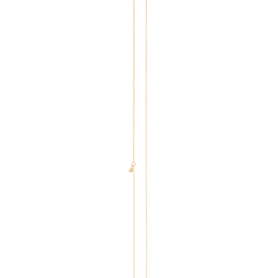OLE LYNGGAARD COPENHAGEN – Design collier ankerlenke i gult gull, 36/38/40 cm