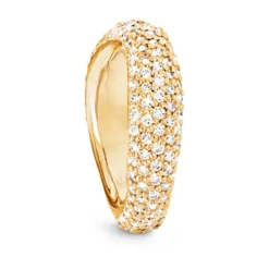 OLE LYNGGAARD COPENHAGEN – Love ring nr. 5 i polert gult gull med 1,75 ct diamanter