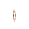 OLE LYNGGAARD COPENHAGEN – Love Band ring i roségull med 0,40 ct diamanter