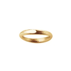 OLE LYNGGAARD COPENHAGEN – Love Ring nr. 3 i gult gull med BLANK overflate
