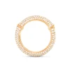 OLE LYNGGAARD COPENHAGEN – Nature ring i gult gull pavert med diamanter (minst 1,01 ct)