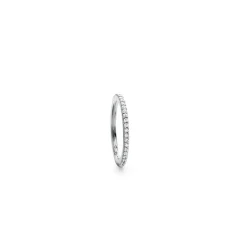 OLE LYNGGAARD COPENHAGEN – Love Band ring i hvitt gull med 0,40 ct diamanter