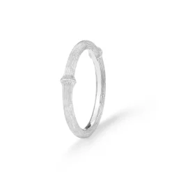 OLE LYNGGAARD COPENHAGEN – Nature ring nr. 2 i 18k hvitt gull