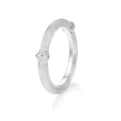 OLE LYNGGAARD COPENHAGEN – Nature ring nr. 3 i 18k hvitt gull