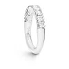 OLE LYNGGAARD COPENHAGEN – Celebration ring i 18k hvitt gull matt med 0,72 ct diamanter