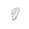 OLE LYNGGAARD COPENHAGEN – Winter Frost Solitaire Ring – 18k hvitt gull og 0,80ct diamant