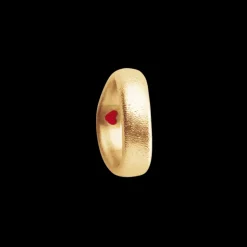 OLE LYNGGAARD COPENHAGEN – Love ring nr. 6 til herre i matt gult gull