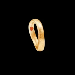 OLE LYNGGAARD COPENHAGEN – Love ring nr. 7 til herre i matt gult gull