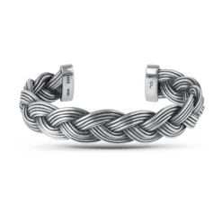 OLE LYNGGAARD COPENHAGEN – Michel armring i oksidert sølv – 15,5 mm