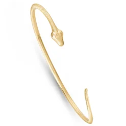 OLE LYNGGAARD COPENHAGEN – Snakes armring i gult gull