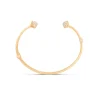 OLE LYNGGAARD COPENHAGEN – Nature armring i gult gull med 0,39 ct diamanter og satinert overflate