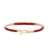 OLE LYNGGAARD COPENHAGEN – Life armbånd med gull lås – Red Emotions