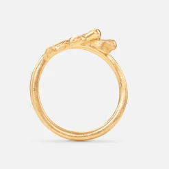 OLE LYNGGAARD COPENHAGEN – BoHo – Ring med 18k gult gull og 0,008ct diamanter
