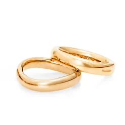 OLE LYNGGAARD COPENHAGEN – The ring, 18k polert gult gull – 5mm