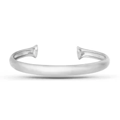 OLE LYNGGAARD COPENHAGEN – Julius herrearmring i matt sølv – 8 mm