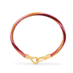 OLE LYNGGAARD COPENHAGEN – BoHo – Life armbånd med 18k gult gull lås – Berry
