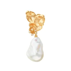 OLE LYNGGAARD COPENHAGEN – Wild Rose ørepynt i 18k gult gull med 0,10ct diamanter