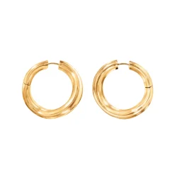 OLE LYNGGAARD COPENHAGEN – Under the Sea creoler i 18k gult gull – Store