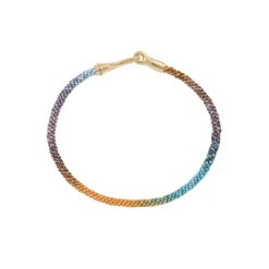 OLE LYNGGAARD COPENHAGEN – Life armbånd med gull lås – Bohemian Spirit NB: kun 16 cm igjen
