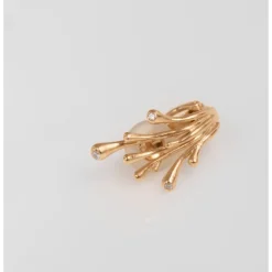 OLE LYNGGAARD COPENHAGEN – BoHo – Earclip liten i 18k gult gull med diamanter