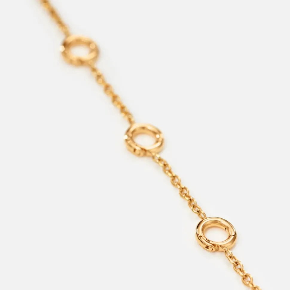 OLE LYNGGAARD COPENHAGEN – Young Fish Collier – Ankerkjede i 18k gult gull, 40-45cm