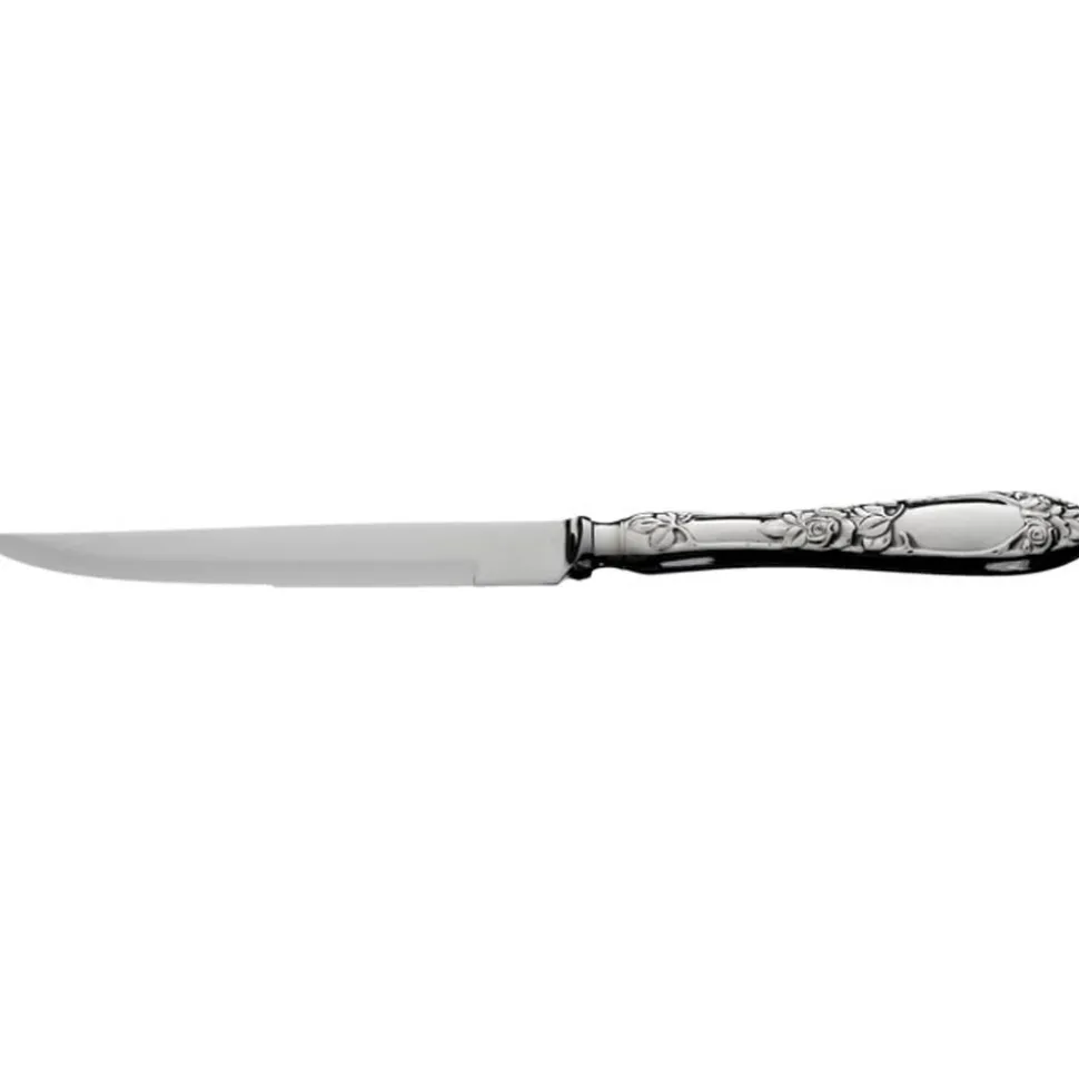 Opphøiet Rose – Biffkniv 21,3cm sølv