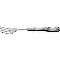Opphøiet Rose – Fiskegaffel m/sølv tinner 19,6cm sølv