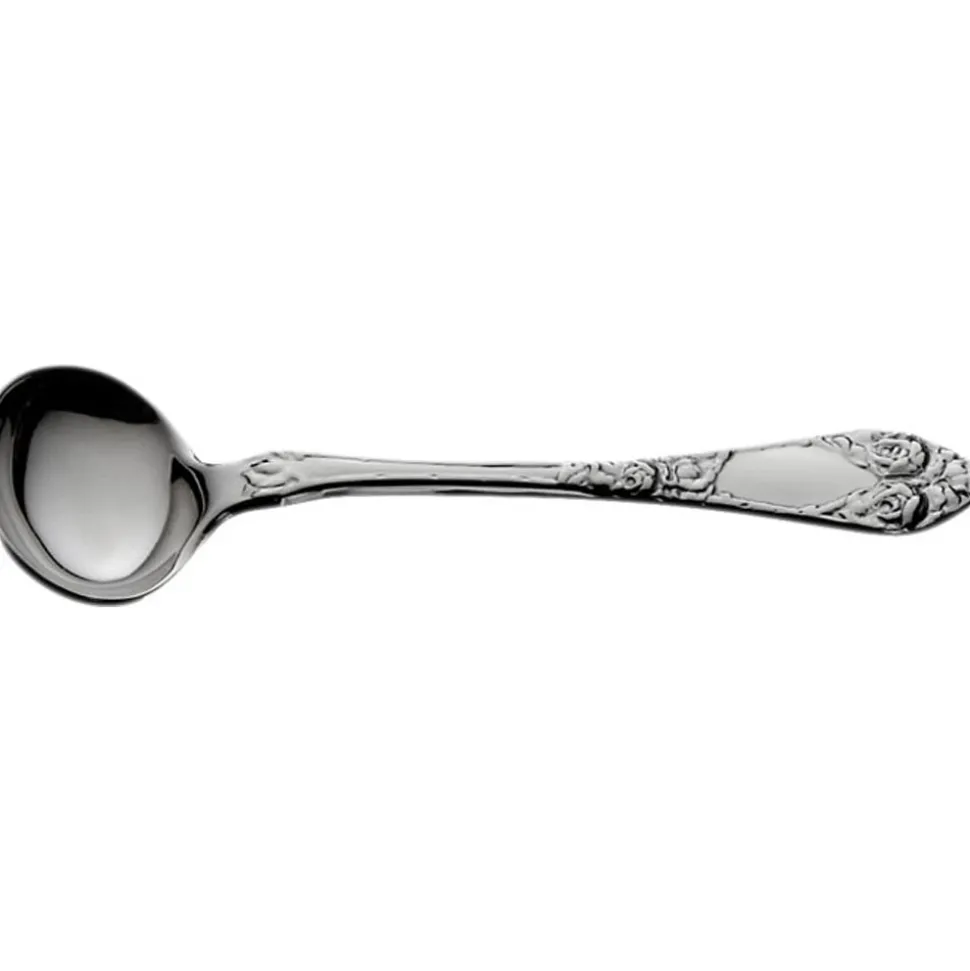 Opphøiet Rose – Saltskje 6,9cm sølv