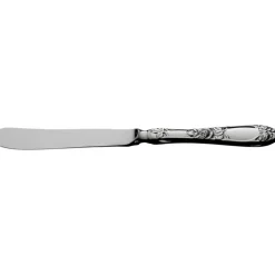 Opphøiet Rose – Smørkniv m/stål klinge 16,2cm sølv