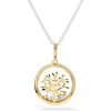 Pan Jewelry – Anheng i gult gull med zirkonia