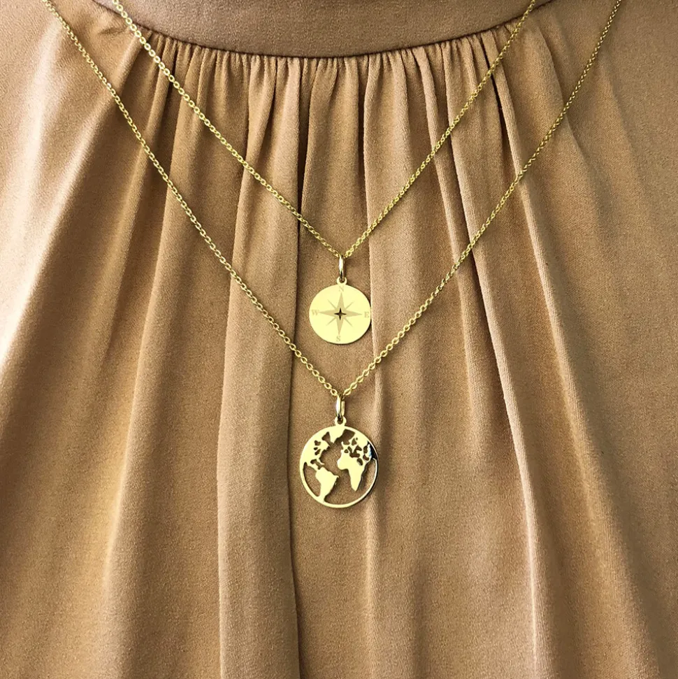 Pan Jewelry – Anheng i gult gull – Verdenskart