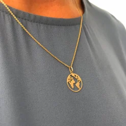 Pan Jewelry – Anheng i gult gull – Verdenskart