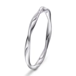 Pan Jewelry – Bølge ring i sølv