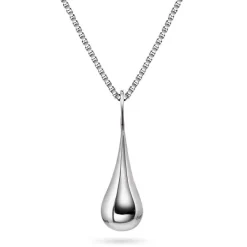 Pan Jewelry – Halssmykke i sølv, dråpe