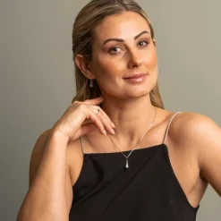 Pan Jewelry – Halssmykke i sølv, dråpe