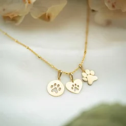 Pan Jewelry – Halssmykke i gult gull, poten