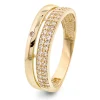 Pan Jewelry – Ring i 585 gull med cubic zirkonia – 6 mm