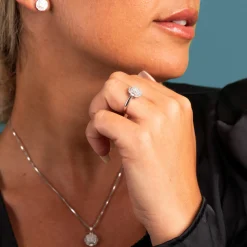 Pan Jewelry – Ring i hvitt gull med diamanter – 0,25 ct W/P