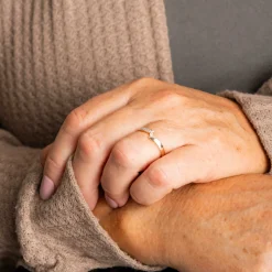 Pan Jewelry – Ring i 14k gult gull med cubic zirkonia
