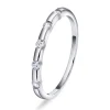 Pan Jewelry – Tynn ring i sølv med zirkonia